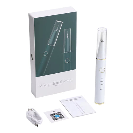 Visual Ultrasonic Teeth Cleaner Calculus Plaque Remover 3 Modes Ultrasonic Dental Scaler for Tooth Cleaning Whitening Oral Care