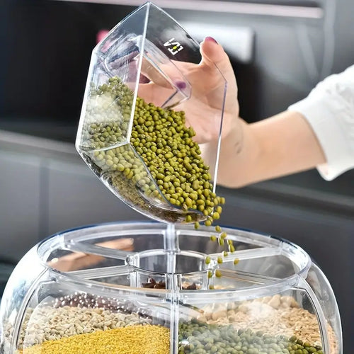 Load image into Gallery viewer, Large-Capacity Rotating Rice Dispenser
