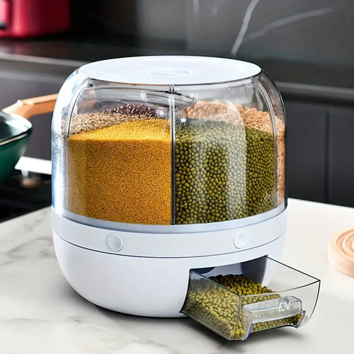 Load image into Gallery viewer, Large-Capacity Rotating Rice Dispenser
