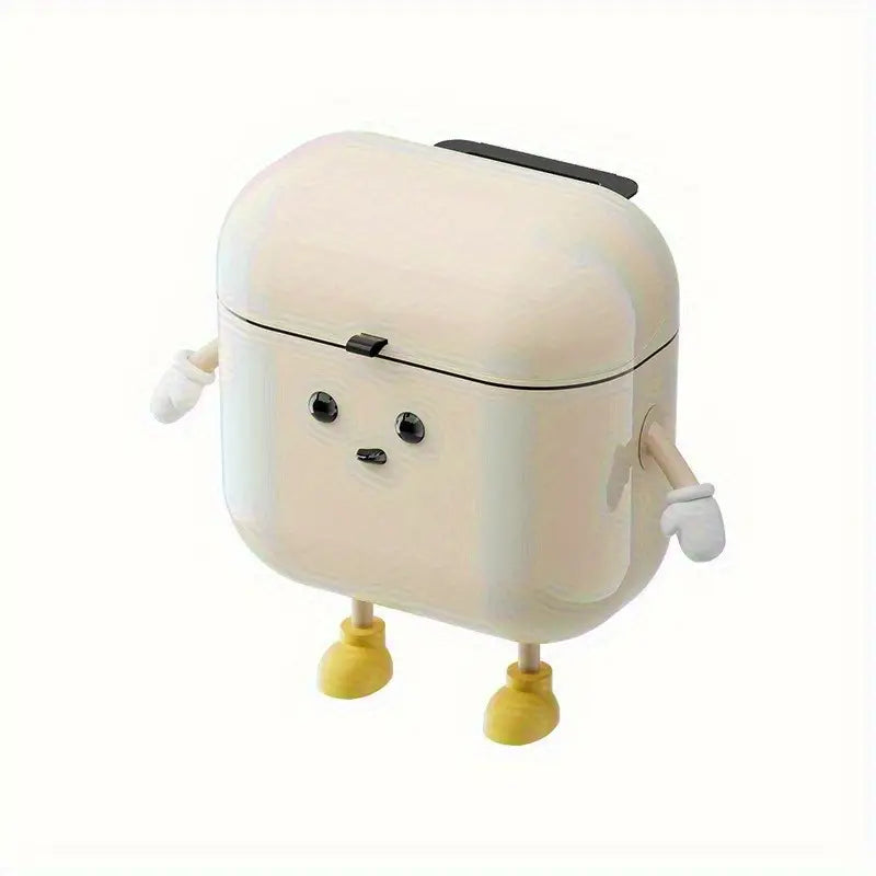 Cute Cartoon Hanging Trash Can with Lid