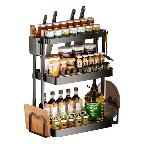 Load image into Gallery viewer, Kitchen Rack For Seasoning Multi-layer Storage Kitchen Supplies
