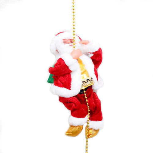 Load image into Gallery viewer, Electric Christmas Santa Claus Climbing Rope Ladder Musical Toy Xmas Gift Decor
