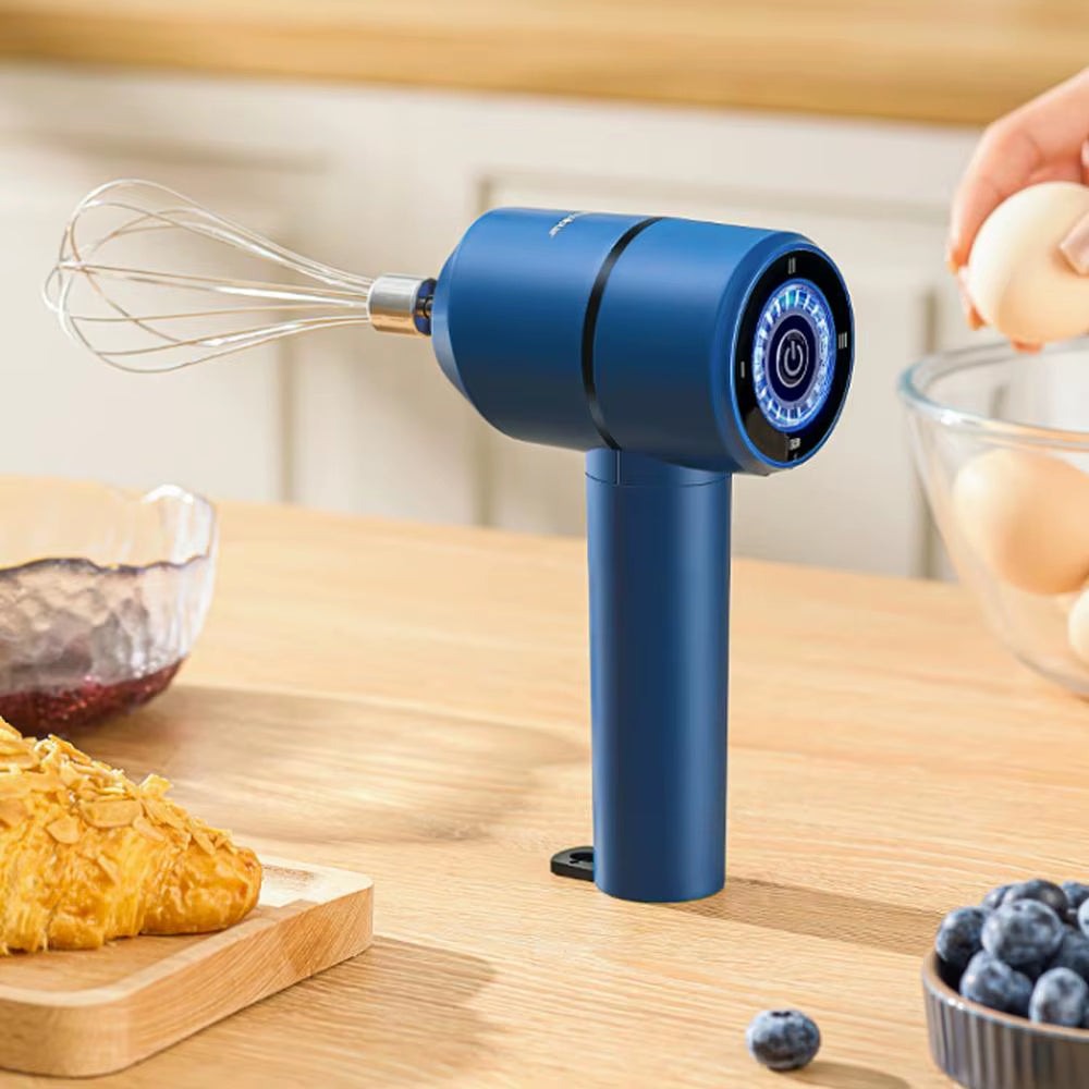 Portable Blender Mixer Kitchen Milk Frother Egg Beater Cake Baking Kneading Mixer Hand Mixer Electric Bamboo Whisk Matcha Brush