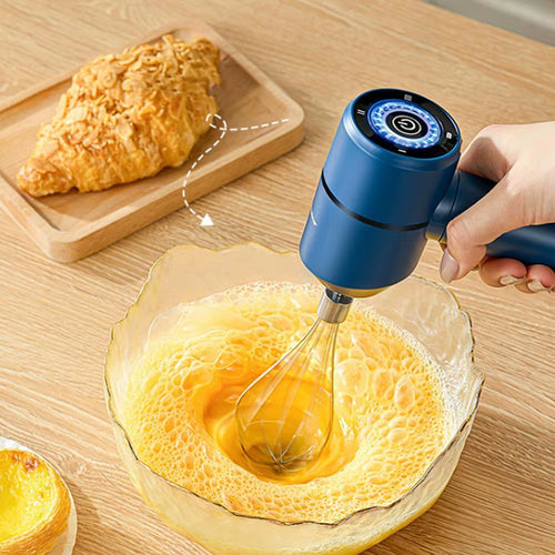 Load image into Gallery viewer, Portable Blender Mixer Kitchen Milk Frother Egg Beater Cake Baking Kneading Mixer Hand Mixer Electric Bamboo Whisk Matcha Brush
