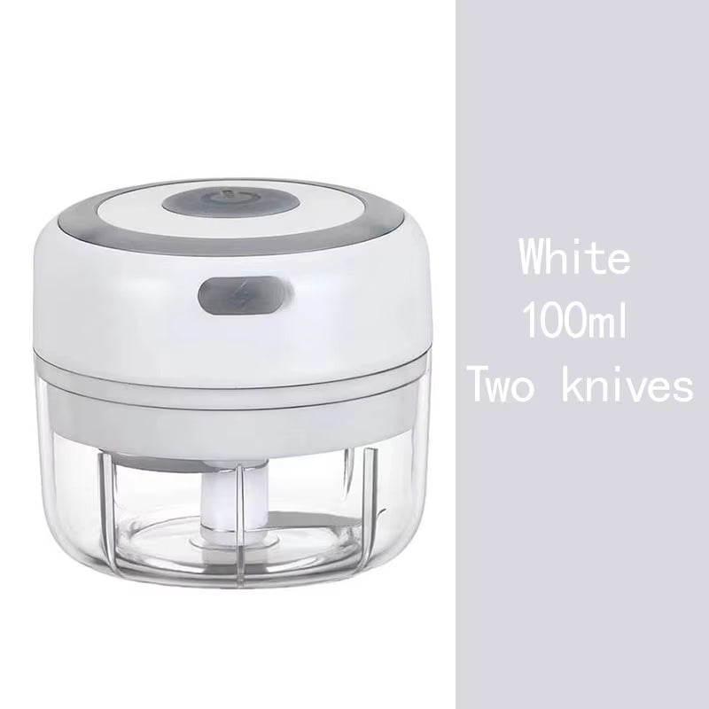 Multifunctional Electric Garlic Chopper 100/250Ml Portable Vegetable Grinder Onion Mixer Mashing Machine for Kitchen