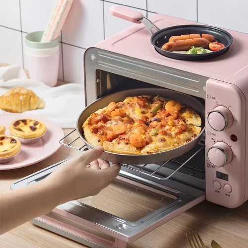 Load image into Gallery viewer, Multifunction Breakfast Machine Mini Household Electric Oven Cake Baking Fry Pan Warm Drinking Pot Toaster
