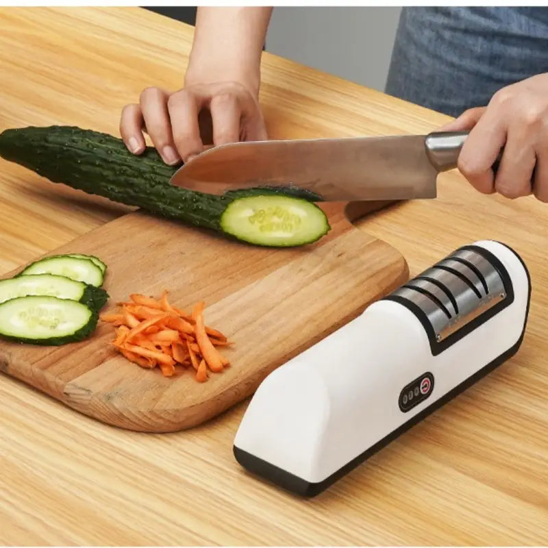 2-Stage Electric Home Knife Sharpener