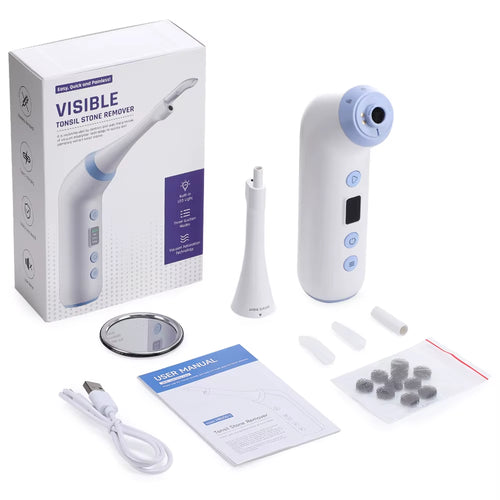 Load image into Gallery viewer, Visible Tonsil Stone Remover with 300K HD Camera Tonsil Stone Removal Kit 3 Suction Modes Tonsil Stone Removal Oral Care Health
