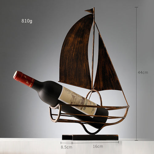 Load image into Gallery viewer, Light luxury wine rack decoration
