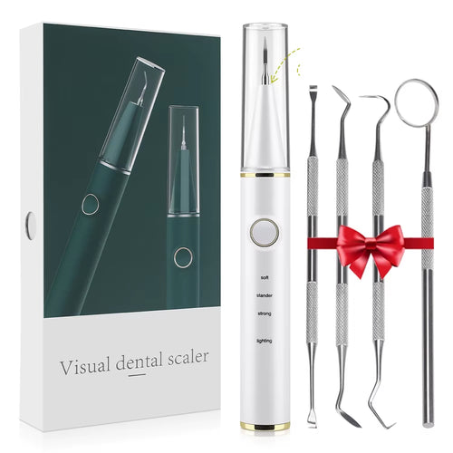 Load image into Gallery viewer, Visual Ultrasonic Teeth Cleaner Calculus Plaque Remover 3 Modes Ultrasonic Dental Scaler for Tooth Cleaning Whitening Oral Care
