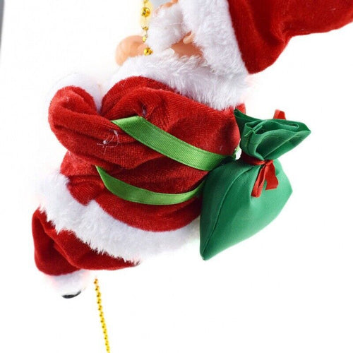 Load image into Gallery viewer, Electric Christmas Santa Claus Climbing Rope Ladder Musical Toy Xmas Gift Decor
