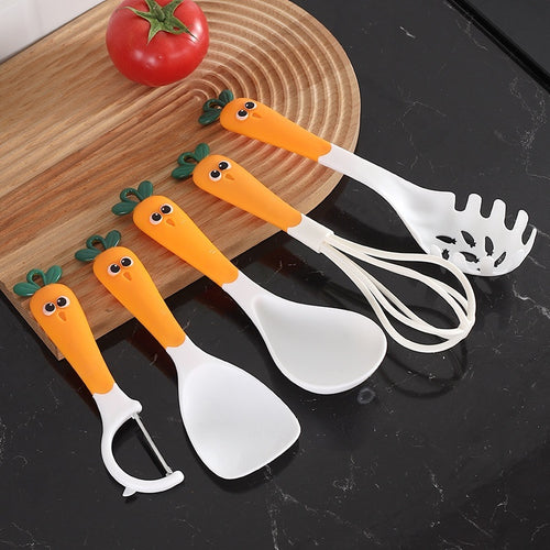 Load image into Gallery viewer, Carrot Kitchen Tools Suit With Storage Hook
