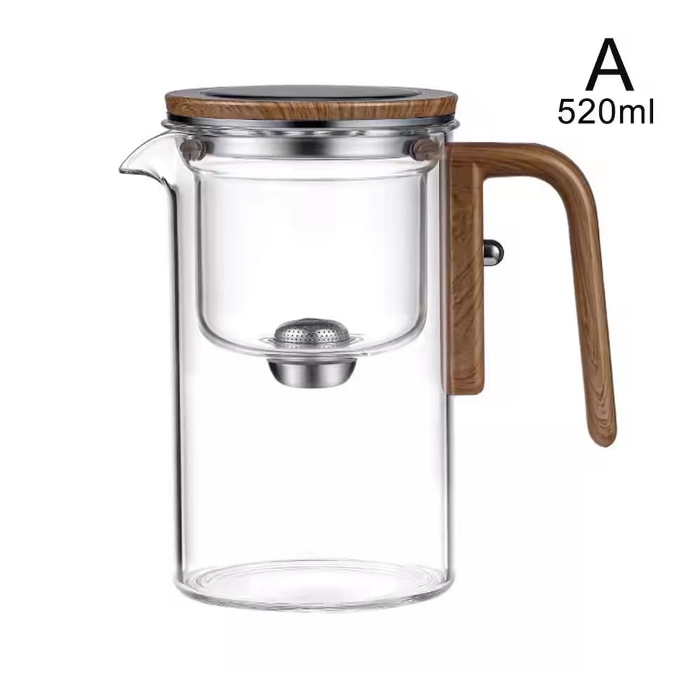 Magic Glass Teapot with Magnetic Switch