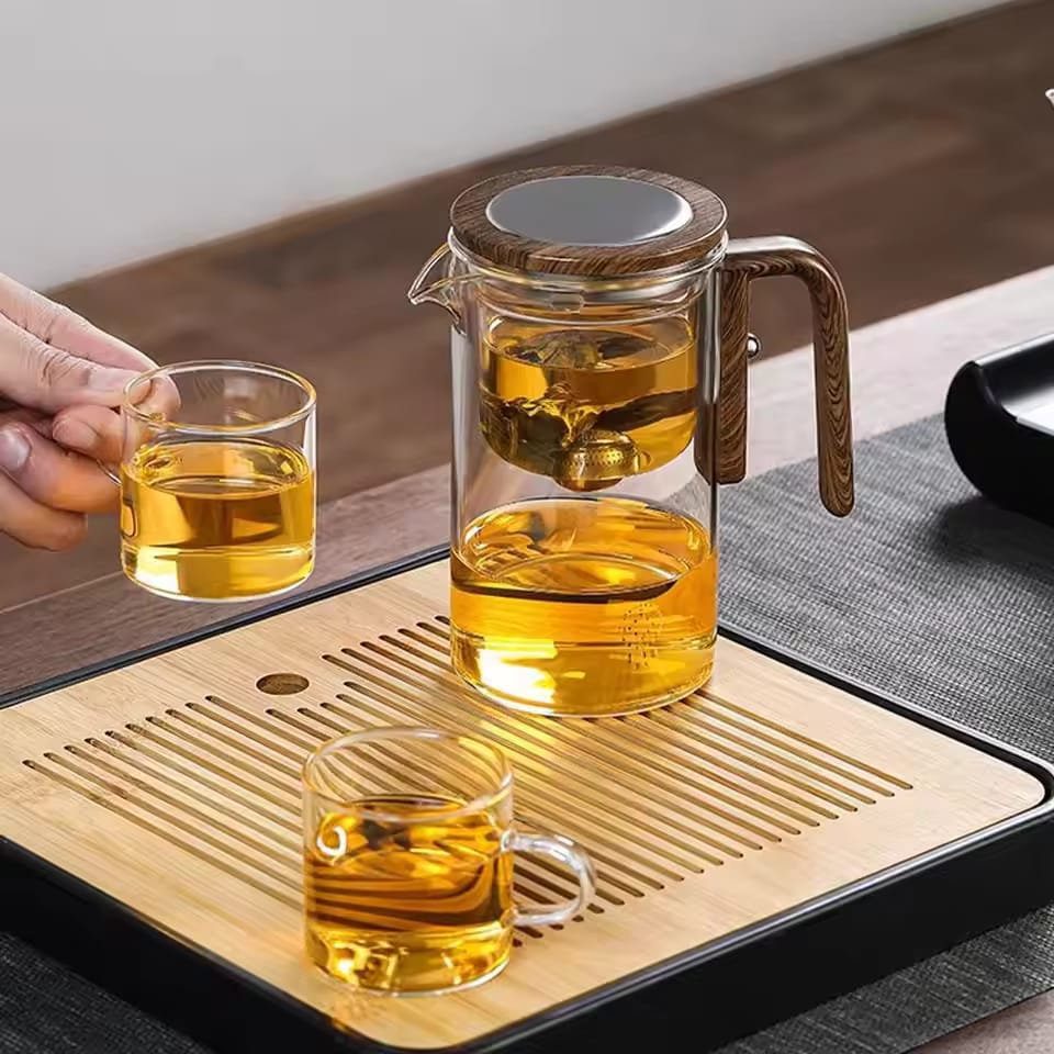 Magic Glass Teapot with Magnetic Switch