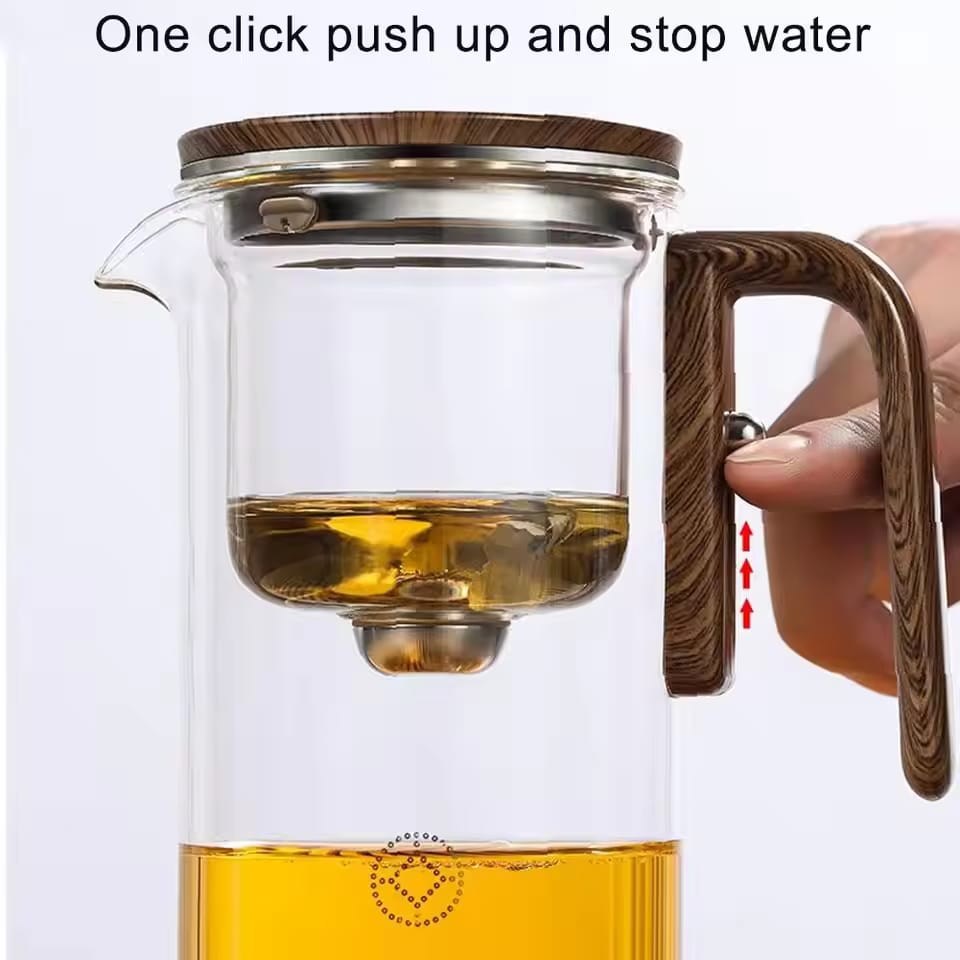 Magic Glass Teapot with Magnetic Switch