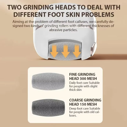 Load image into Gallery viewer, Rechargeable Electric Foot Grinder Dead Skin Remover Calluses Feet Scrubber Electric Foot File Dry Dead Cracked Foot Care Repair
