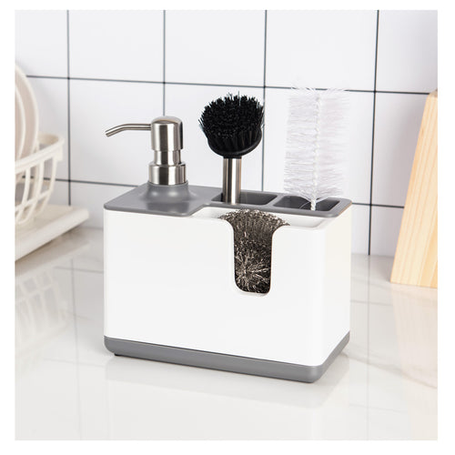 Load image into Gallery viewer, Kitchen Cleaning Utensils Storage Soap Dispenser

