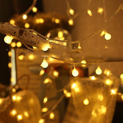 Load image into Gallery viewer, Led Usb Remote Control Battery Small Ball Lights Christmas Home Decor
