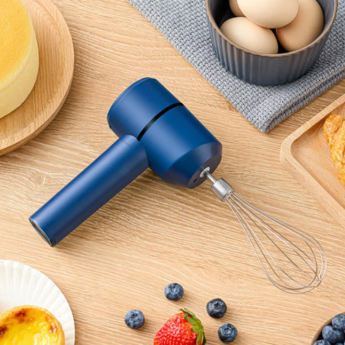 Load image into Gallery viewer, Portable Blender Mixer Kitchen Milk Frother Egg Beater Cake Baking Kneading Mixer Hand Mixer Electric Bamboo Whisk Matcha Brush
