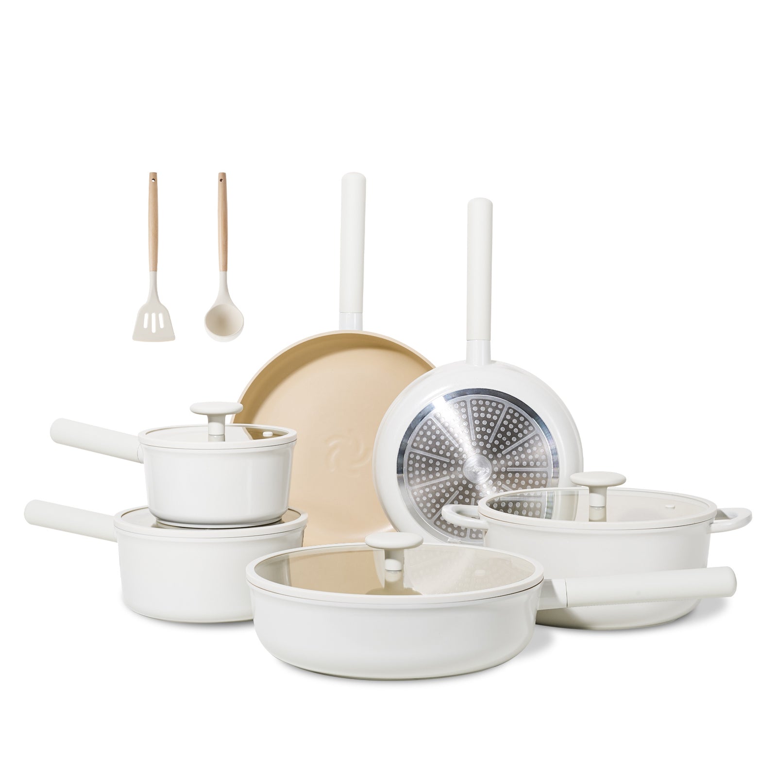 16-Piece Non-Stick Ceramic Cookware Set – Induction & Oven Safe