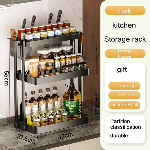 Load image into Gallery viewer, Kitchen Rack For Seasoning Multi-layer Storage Kitchen Supplies

