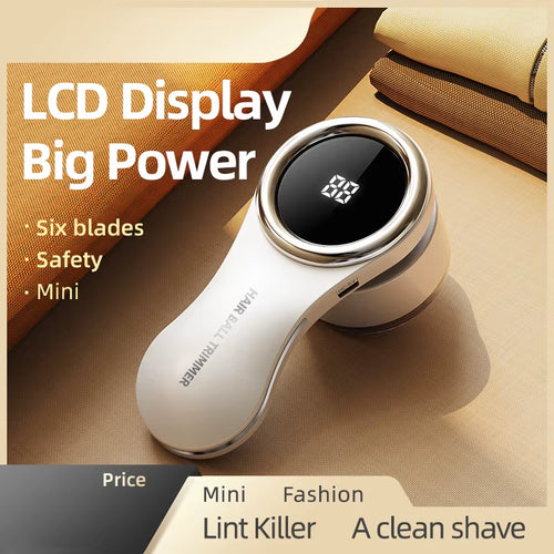Load image into Gallery viewer, Lint Remover USB Charging Electric Pellet Machine Hair Ball Lint Trimmer Portable Electric Clothes Lint Machine High-Speed Moto
