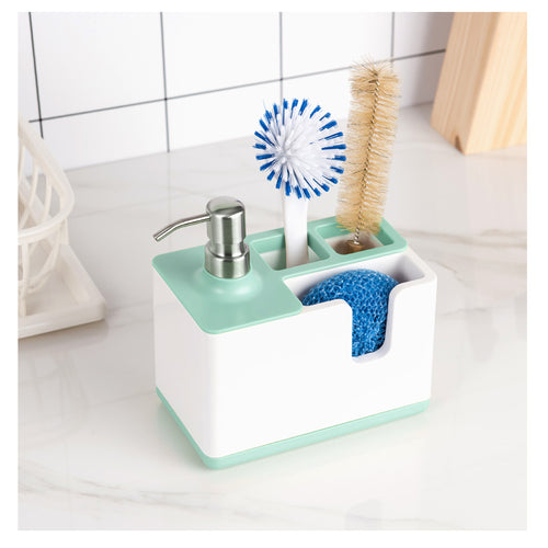Load image into Gallery viewer, Kitchen Cleaning Utensils Storage Soap Dispenser
