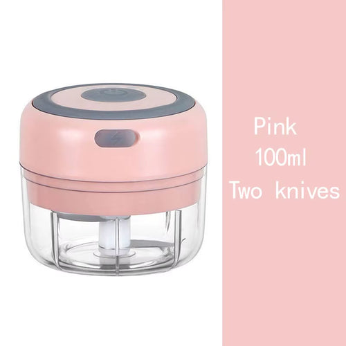 Load image into Gallery viewer, Multifunctional Electric Garlic Chopper 100/250Ml Portable Vegetable Grinder Onion Mixer Mashing Machine for Kitchen

